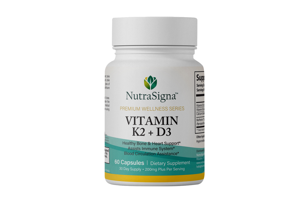 Vitamin K2 + D3 – Bone, Heart & Immune Support – 60 Capsules